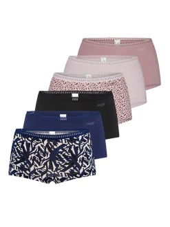 sloggi Damen Short Slip - 6er Pack GO Crush in mehrfarbig