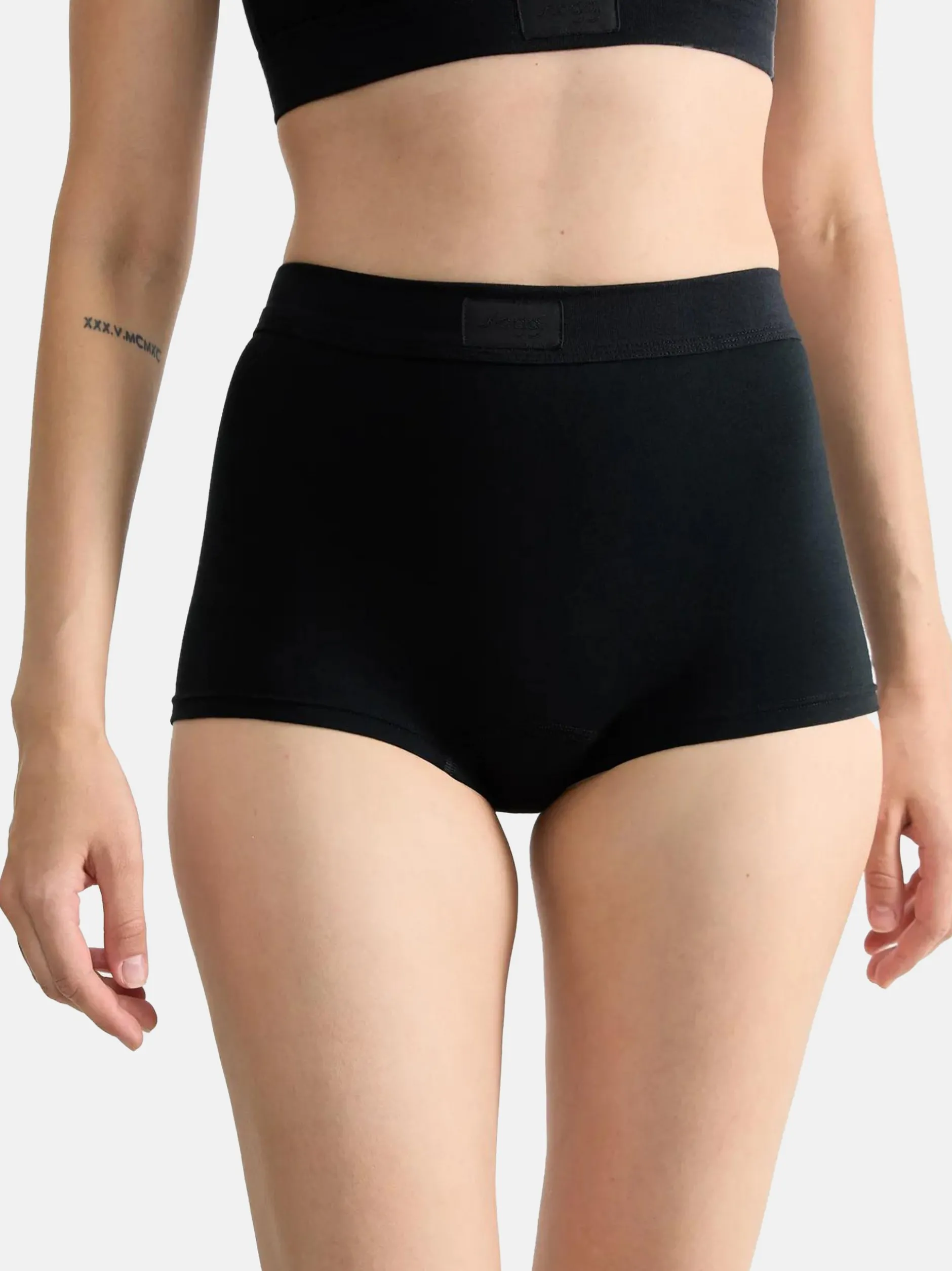 sloggi Damen Short Slip - 3er Pack Double Comfort T in schwarz