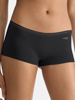 sloggi Damen Short Slip - 6er Pack GO Crush in schwarz