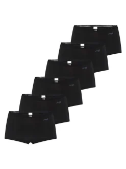 sloggi Damen Short Slip - 6er Pack GO Crush in schwarz