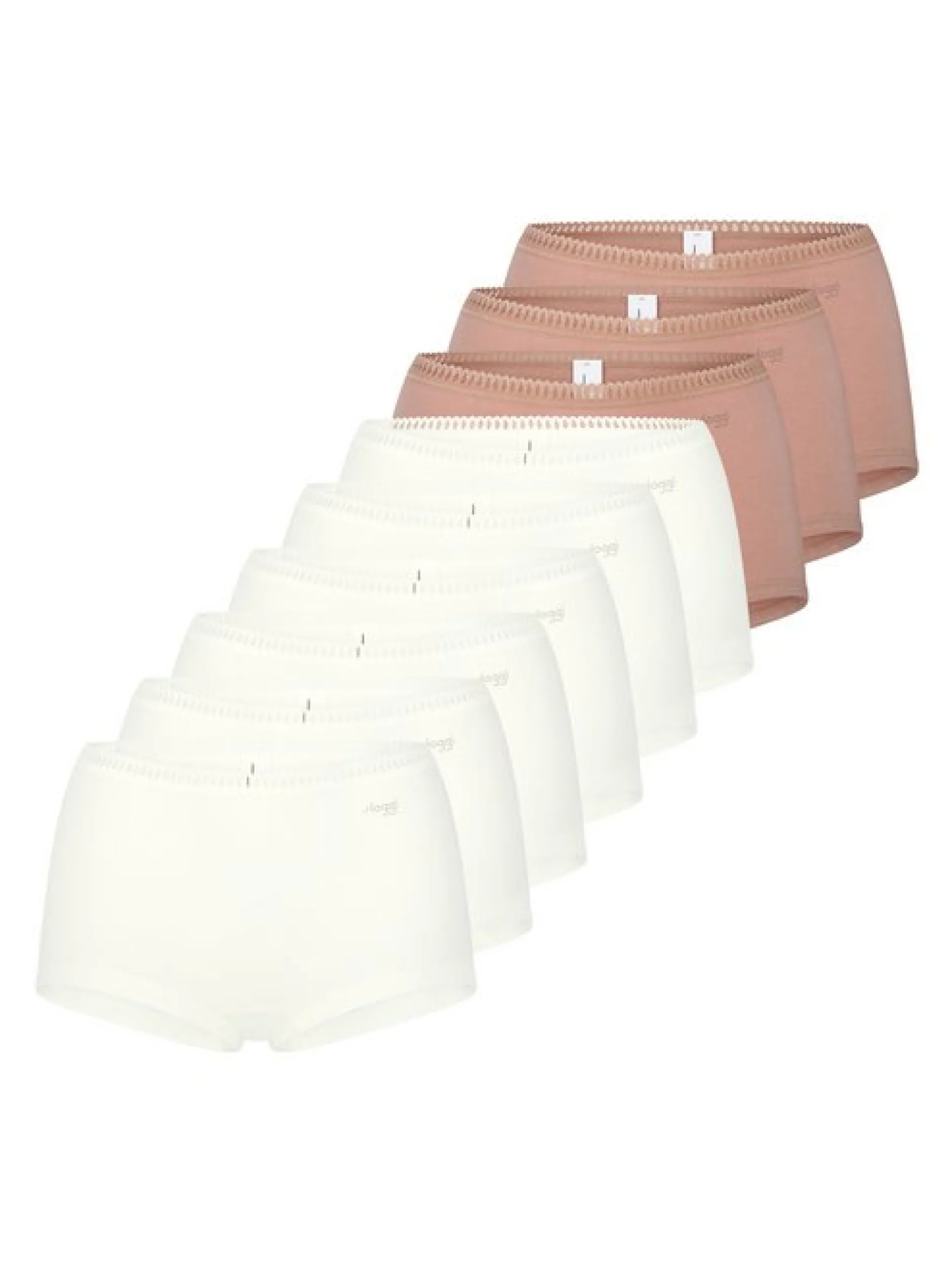 sloggi Damen Short Slip - 9er Pack GO Crush in beige
