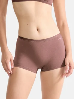 sloggi Damen Short Slip - 9er Pack GO Daily Cotton in braun