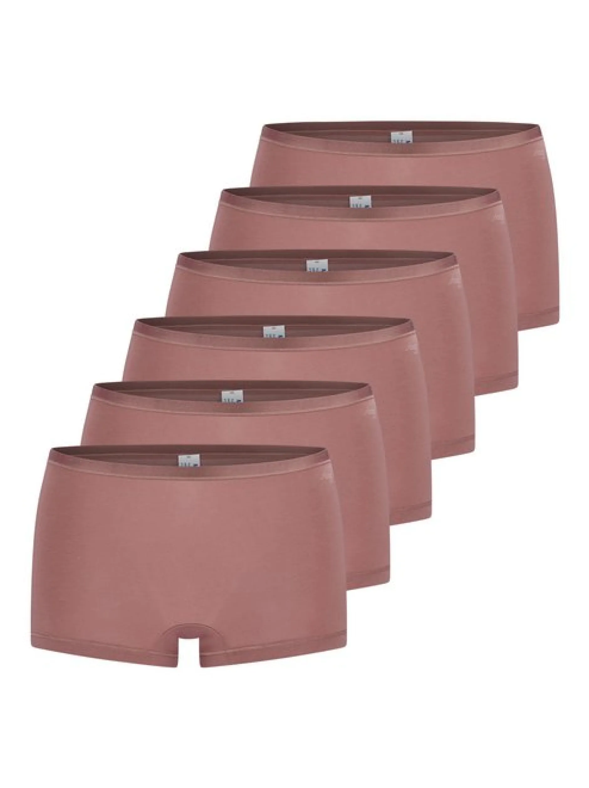 sloggi Damen Short Slip - 6er Pack GO Daily Cotton in braun