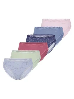 sloggi Damen Slip - 6er Pack GO Crush in mehrfarbig