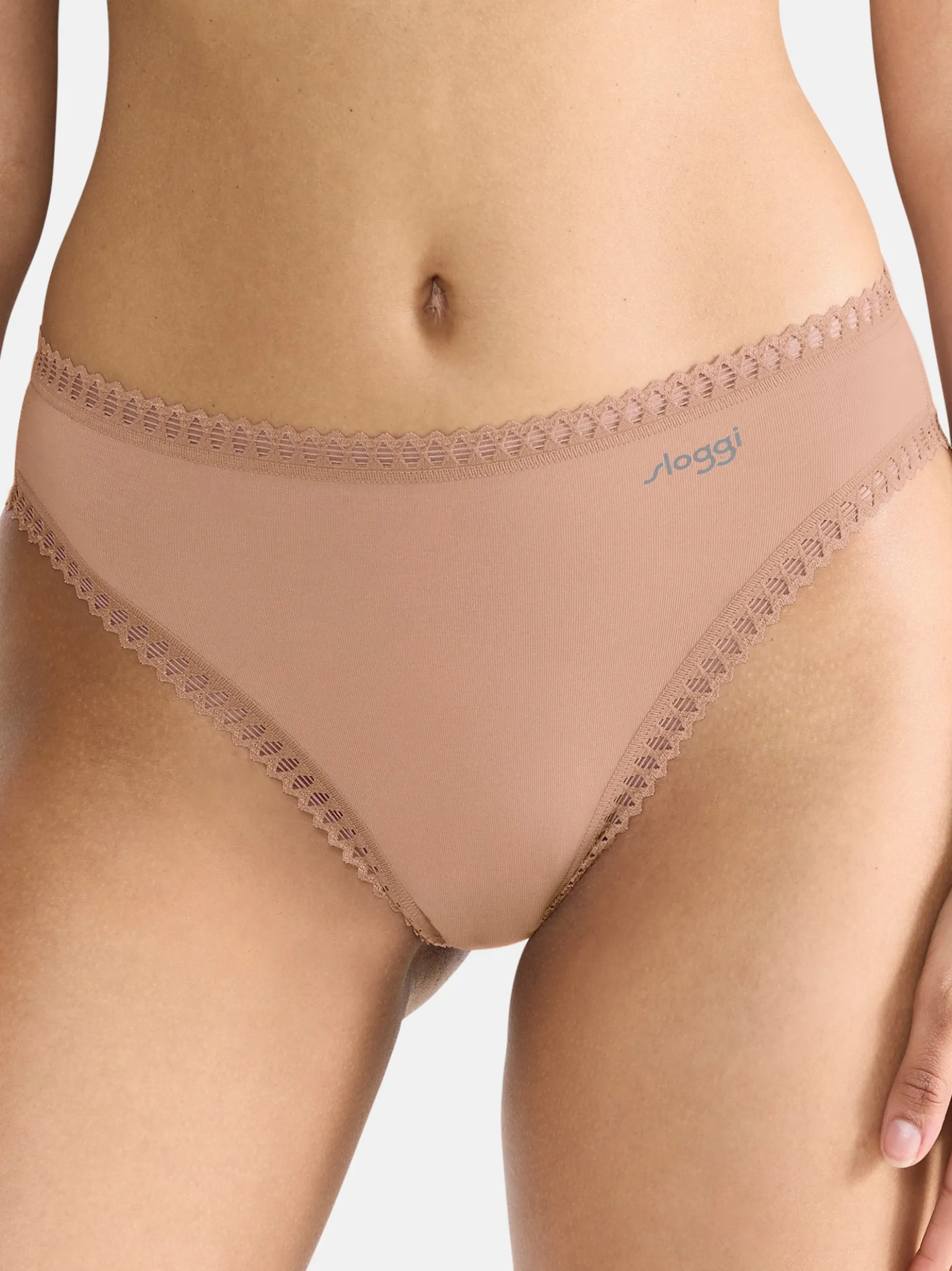 sloggi Damen Slip - 9er Pack GO Crush in braun