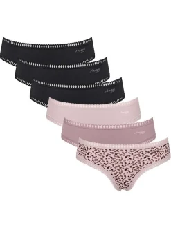 sloggi Damen Slip 6er Pack in mehrfarbig