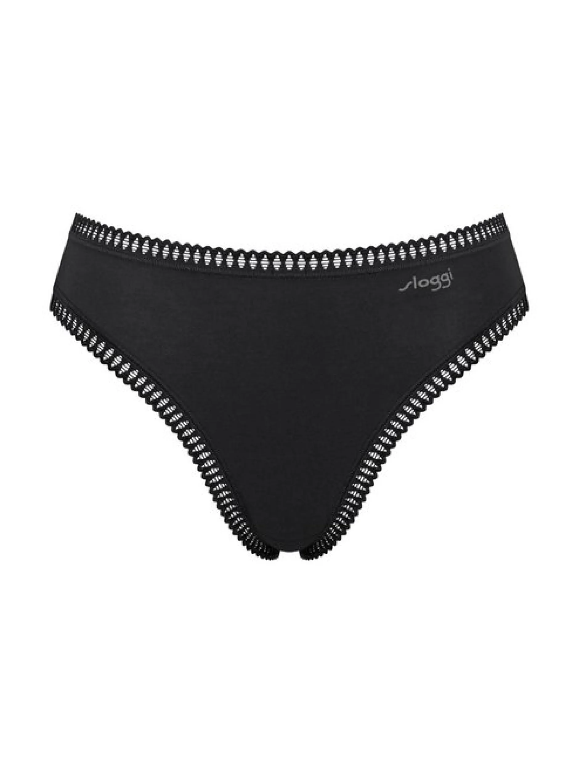 sloggi Damen Slip 6er Pack in schwarz