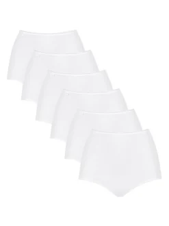 sloggi Damen Slip 6er Pack in weiß