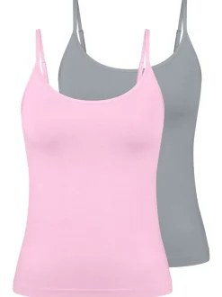 sloggi Damen Spaghetti Top - 2er Pack GO Sense in mehrfarbig