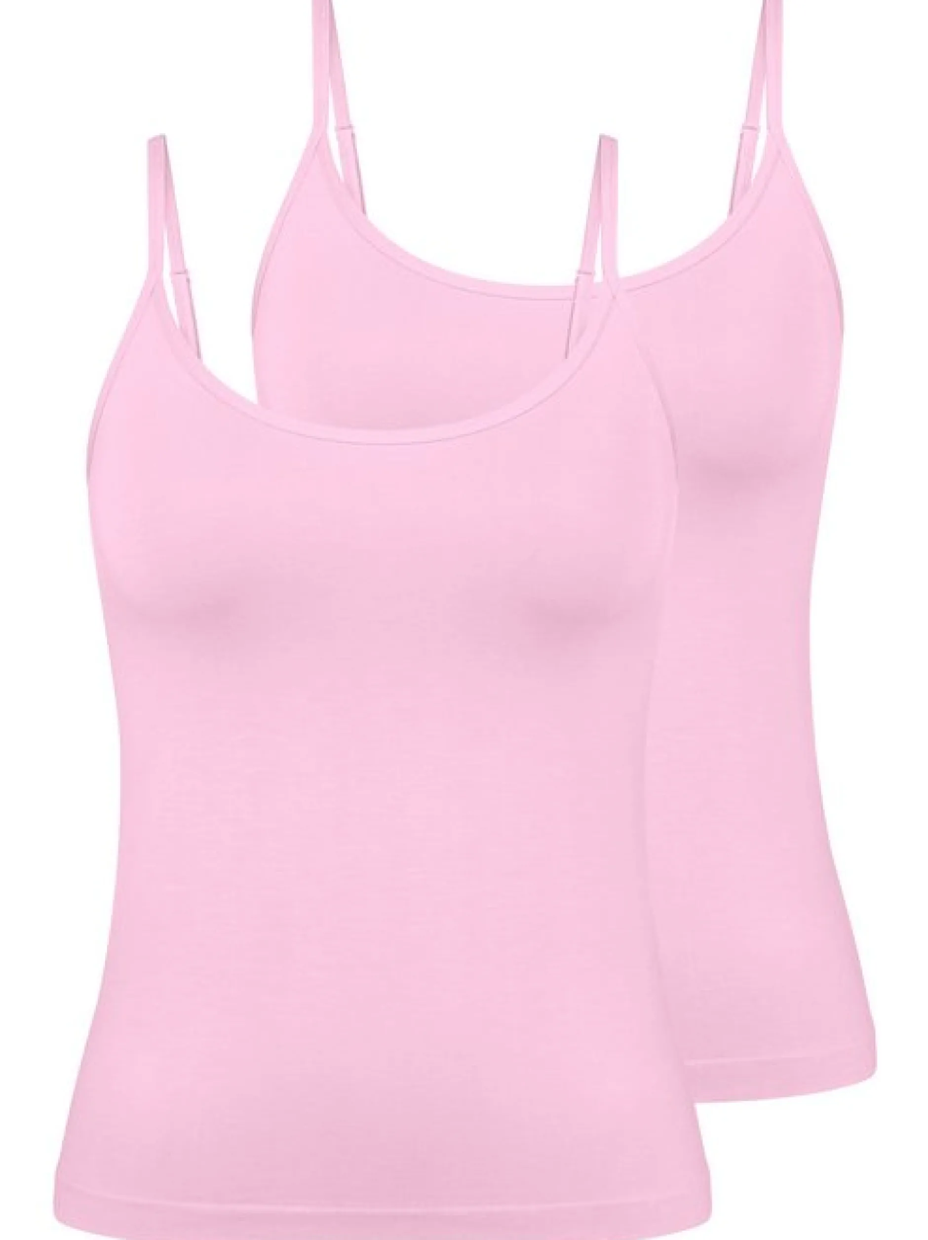 sloggi Damen Spaghetti Top - 2er Pack GO Sense in rosa