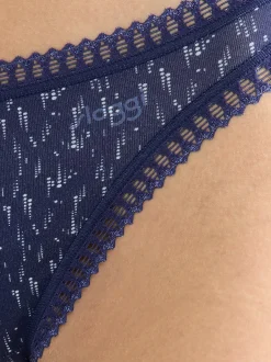sloggi Damen String - 6er Pack GO Crush in blau
