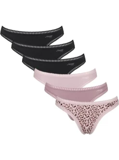sloggi Damen String 6er Pack in mehrfarbig