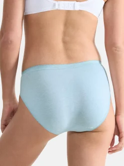 sloggi Damen Tai Slip - 6er Pack Basic+ in blau