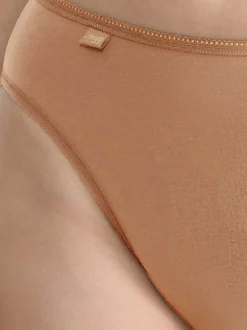 sloggi Damen Tai Slip - 9er Pack 24/7 Cotton in beige