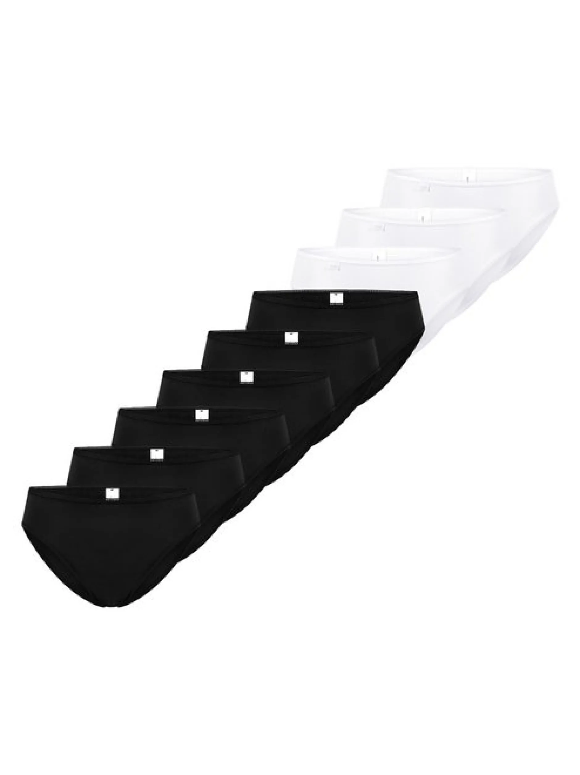 sloggi Damen Tai Slip - 9er Pack 24/7 Cotton in schwarz
