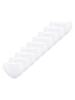 sloggi Damen Tai Slip - 9er Pack 24/7 Cotton in weiß
