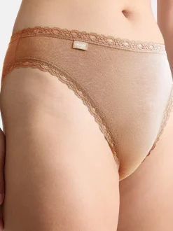 sloggi Damen Tai Slip - 9er Pack 24/7 Cotton Lace in beige