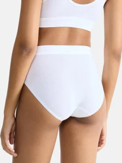 sloggi Damen Tai Slip - 6er Pack Double Comfort T in weiß