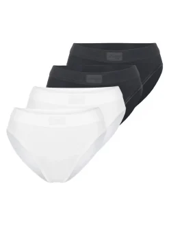 sloggi Damen Tai Slip - 4er Pack Double Comfort T in mehrfarbig