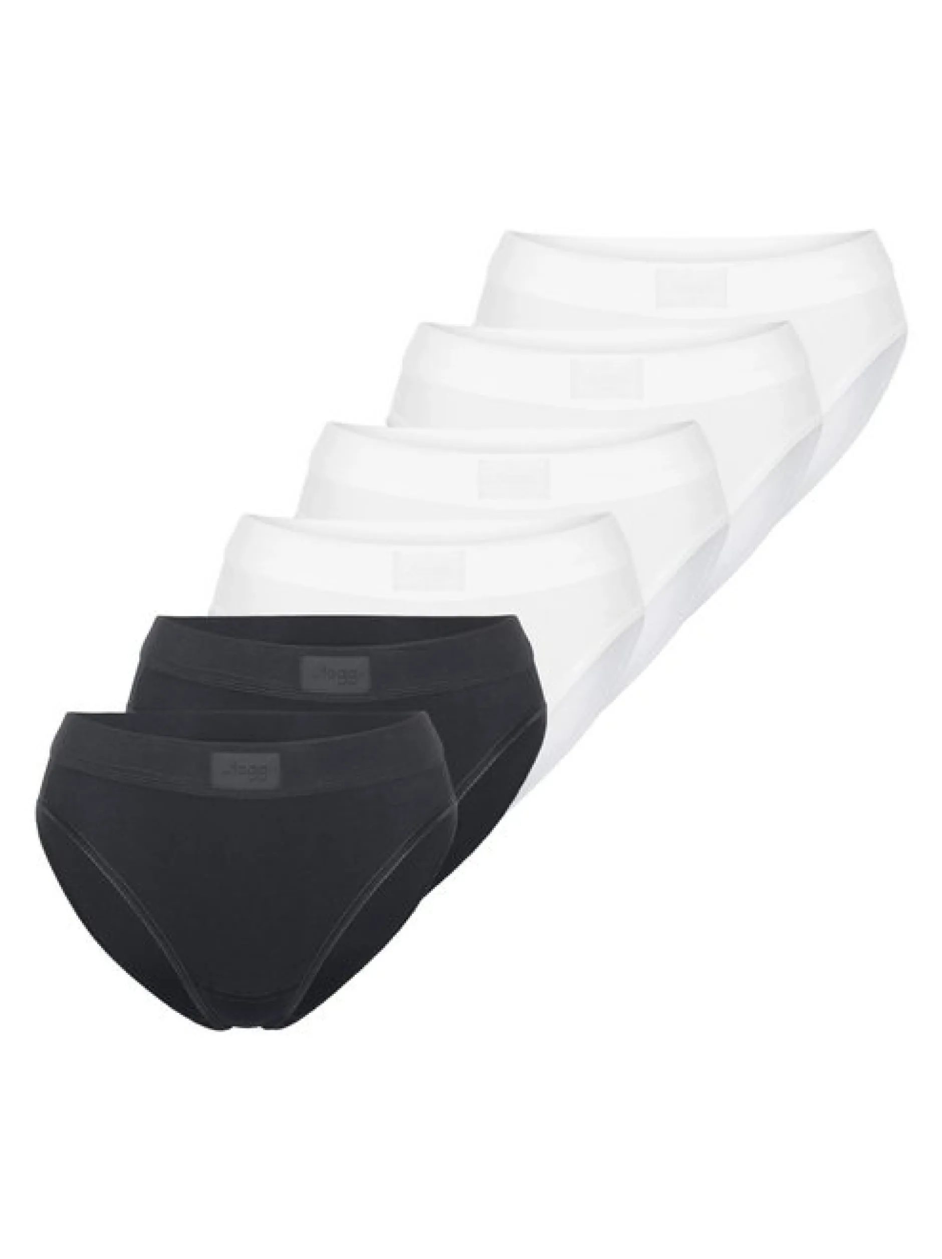 sloggi Damen Tai Slip - 6er Pack Double Comfort T in mehrfarbig