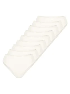 sloggi Damen Tai Slip - 9er Pack GO Daily Cotton in weiß