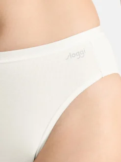 sloggi Damen Tai Slip - 9er Pack GO Daily Cotton in weiß