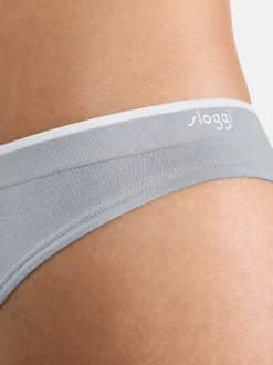 sloggi Damen Tanga - 6er Pack GO Sense in grau