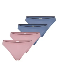 sloggi Damen Tanga - 4er Pack GO Sense in mehrfarbig