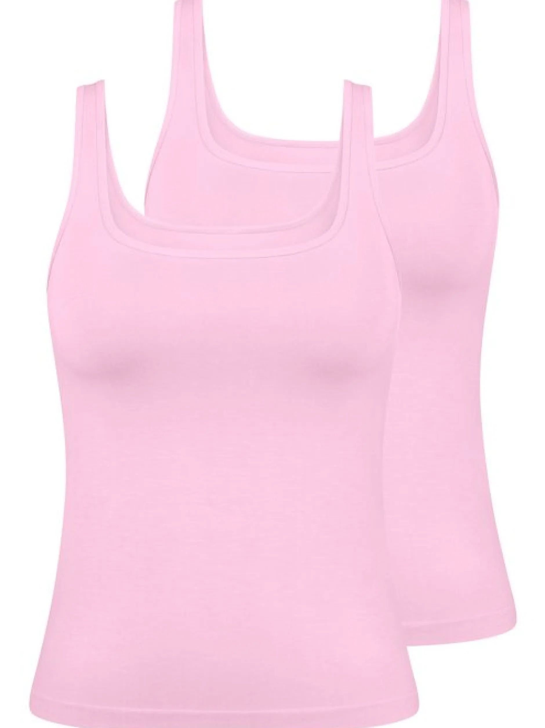 sloggi Damen Unterhemd - 2er Pack GO Sense in rosa