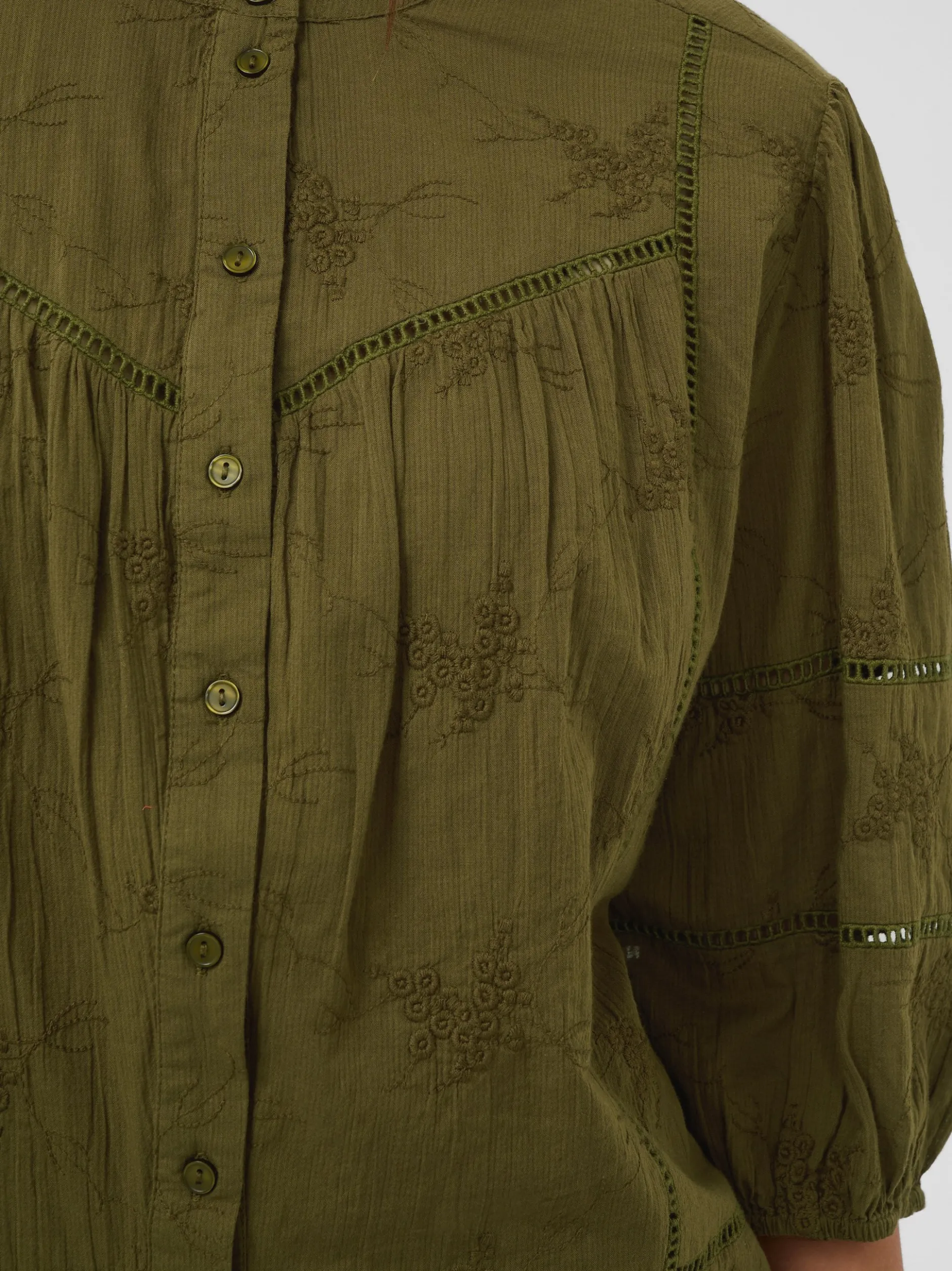 Soaked in Luxury Damen Bluse SLEmbla in khaki