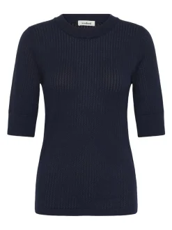Soaked in Luxury Damen Langarmshirt SLSpina in marine