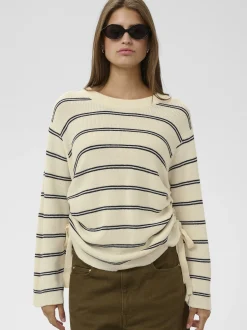 Soaked in Luxury Damen Strickpullover SLSanja in vanille