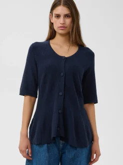Soaked in Luxury Damen Strickjacke SLSanja in marine