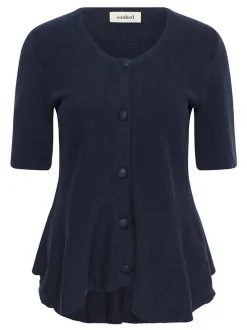 Soaked in Luxury Damen Strickjacke SLSanja in marine