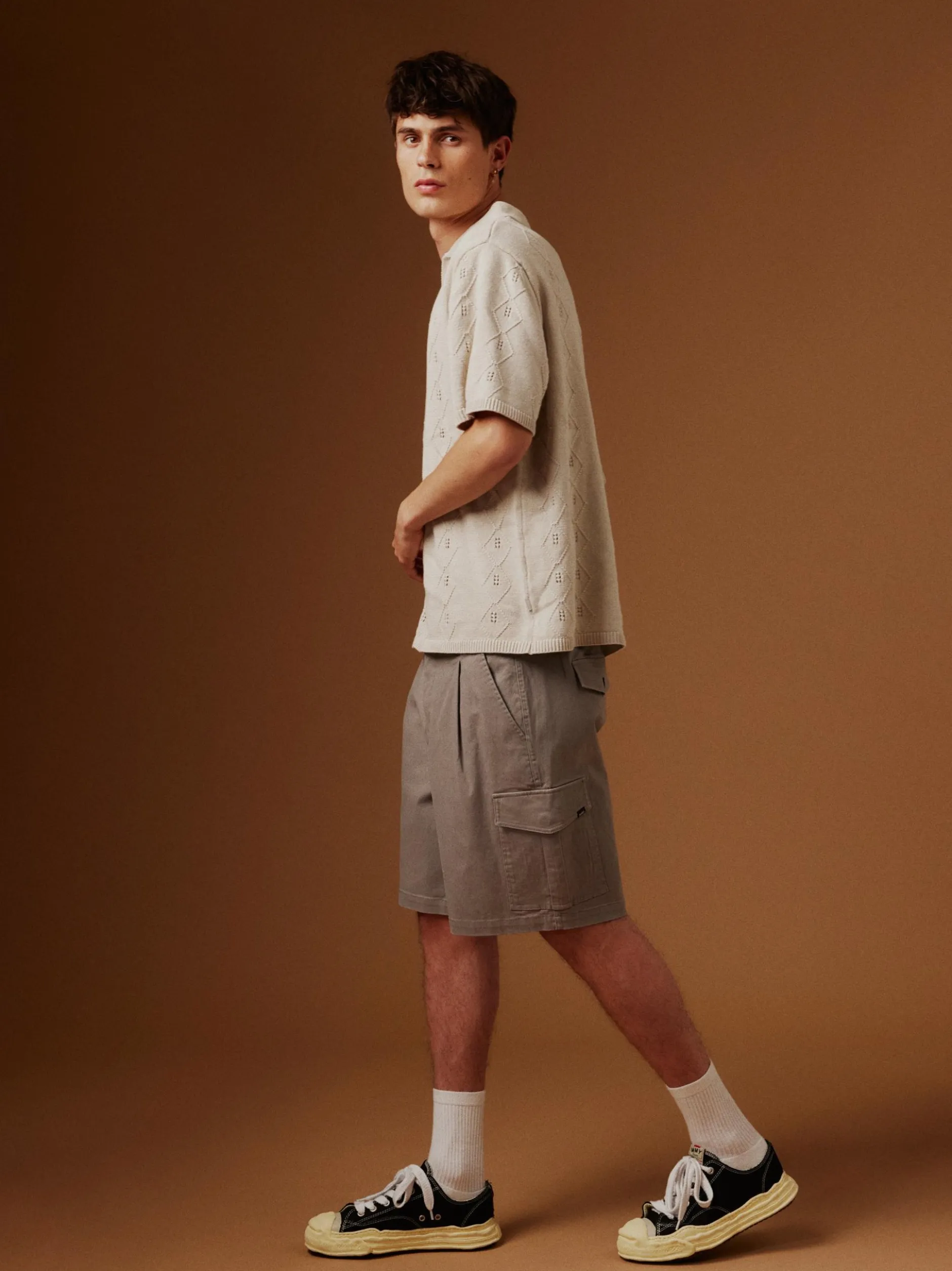 Solid Herren Bermudas - SDEthan in beige