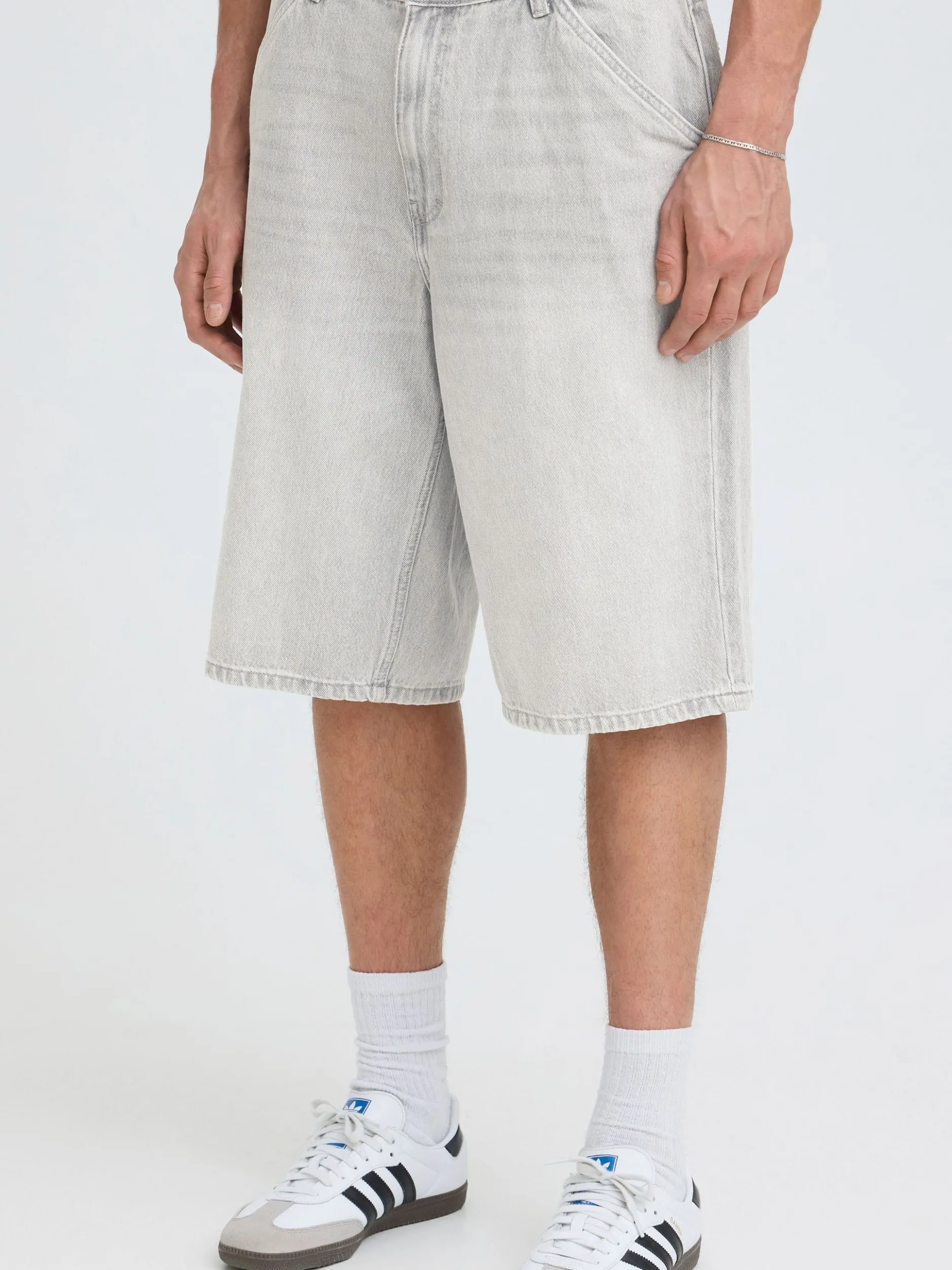 Solid Herren Bermudas - SDTommy Talib in hellgrau