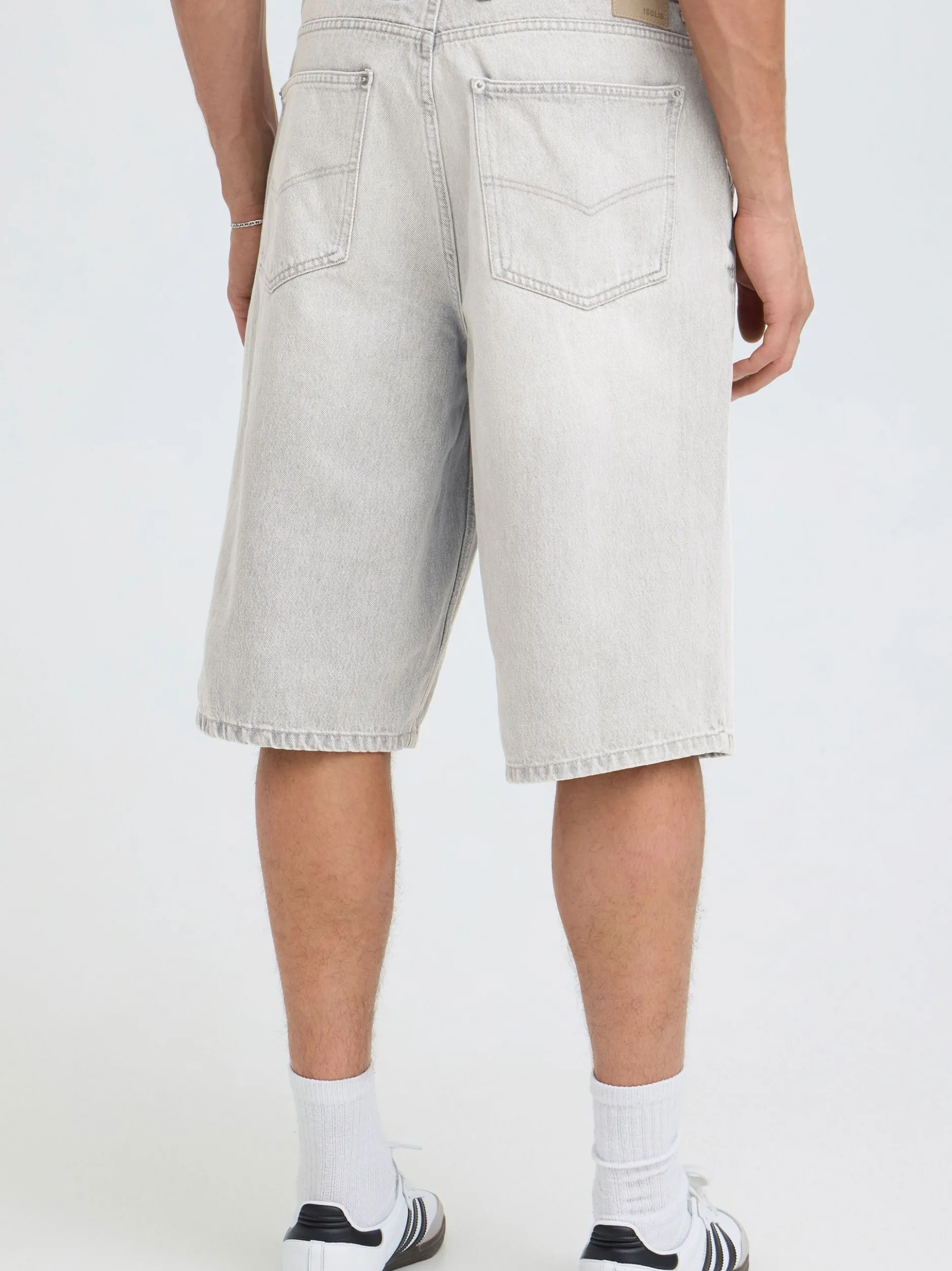 Solid Herren Bermudas - SDTommy Talib in hellgrau