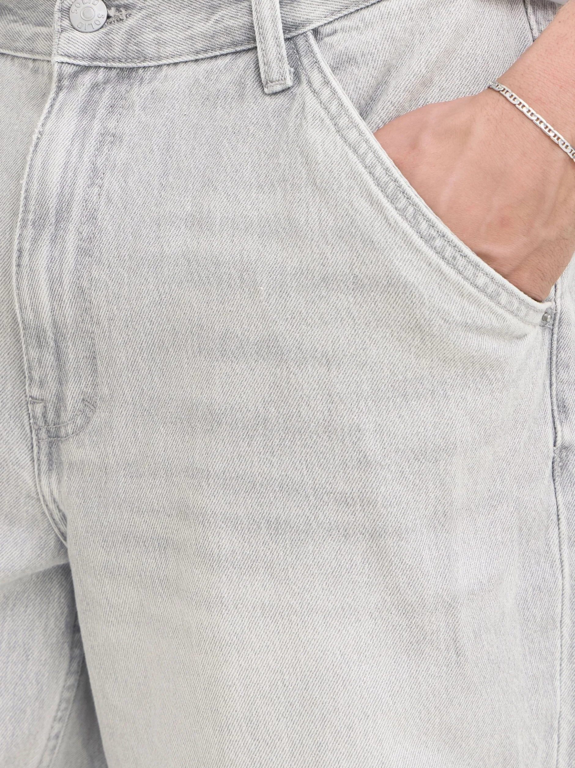 Solid Herren Bermudas - SDTommy Talib in hellgrau
