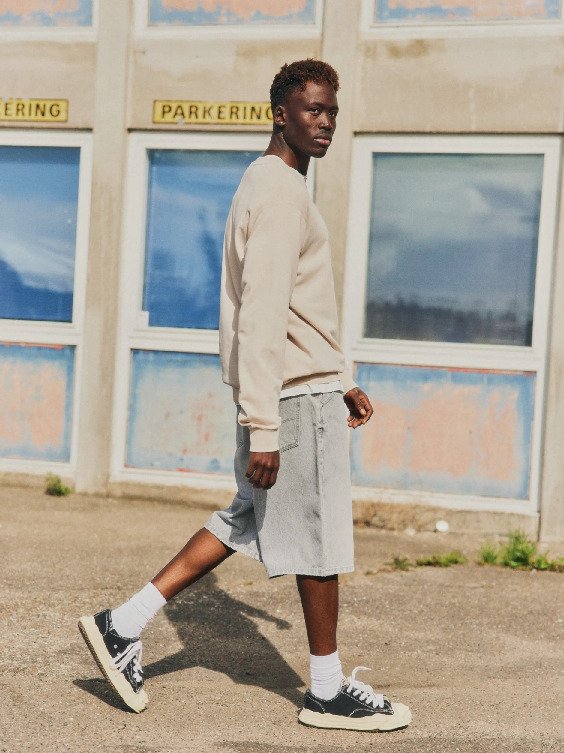 Solid Herren Bermudas - SDTommy Talib in hellgrau