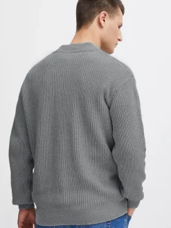 Solid Herren Cardigan - SDGore in grau