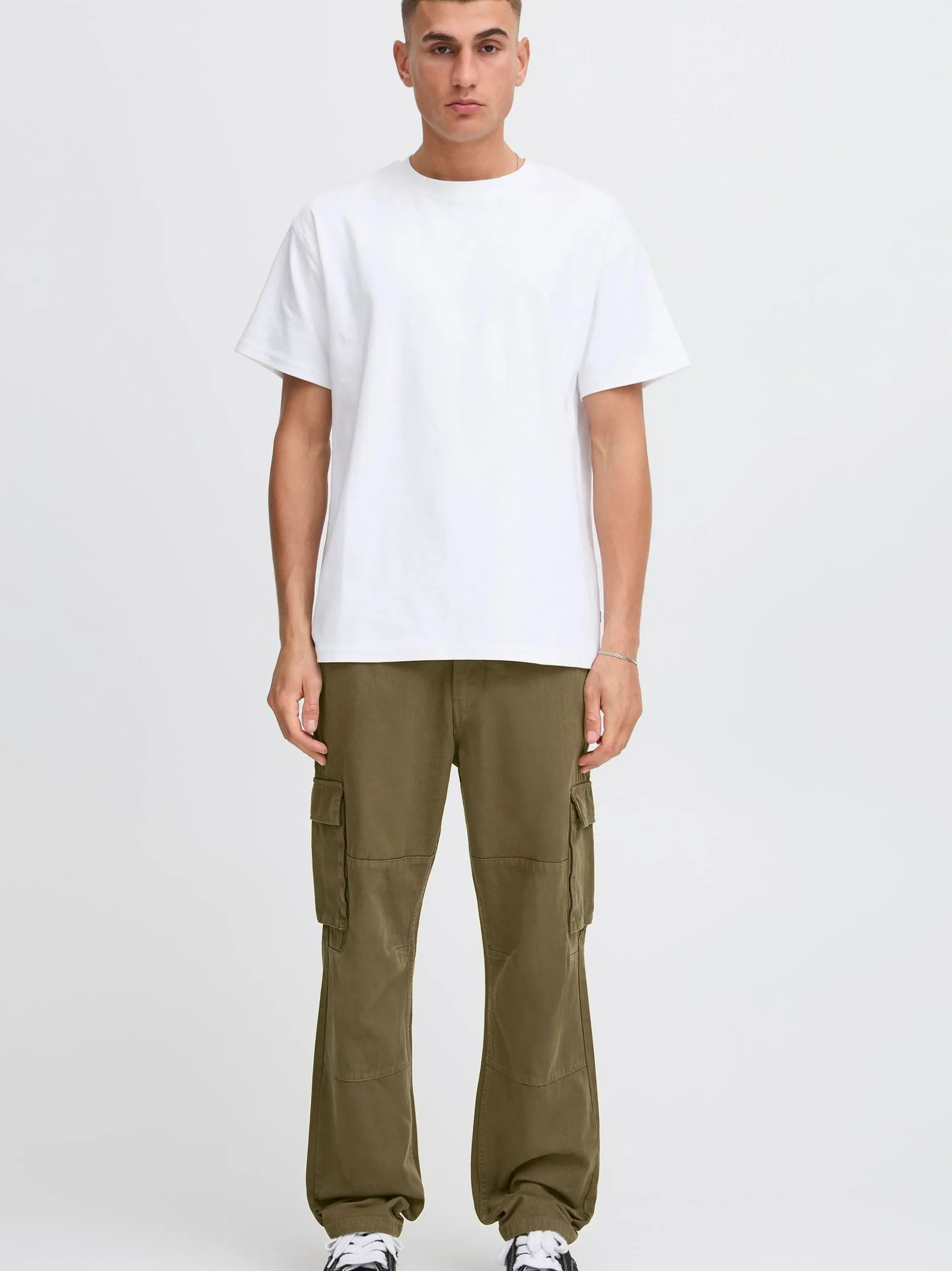 Solid Herren Cargohose - SDLiam in grün