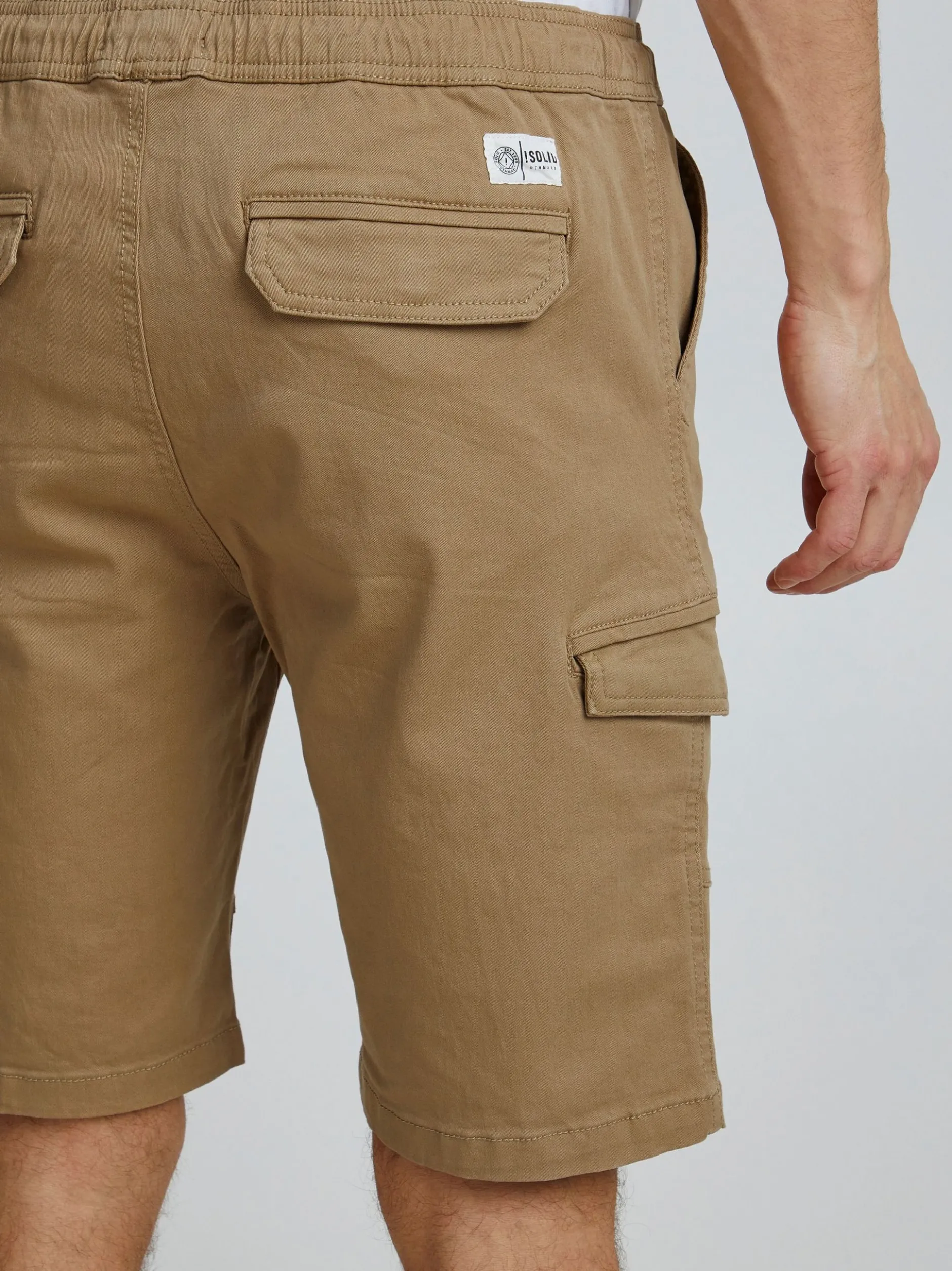 Solid Herren Cargoshorts - SDHenik in beige