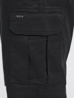 Solid Herren Cargoshorts - SDKalles in schwarz