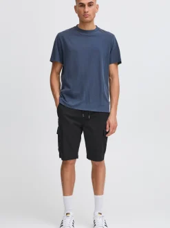 Solid Herren Cargoshorts - SDKalles in schwarz