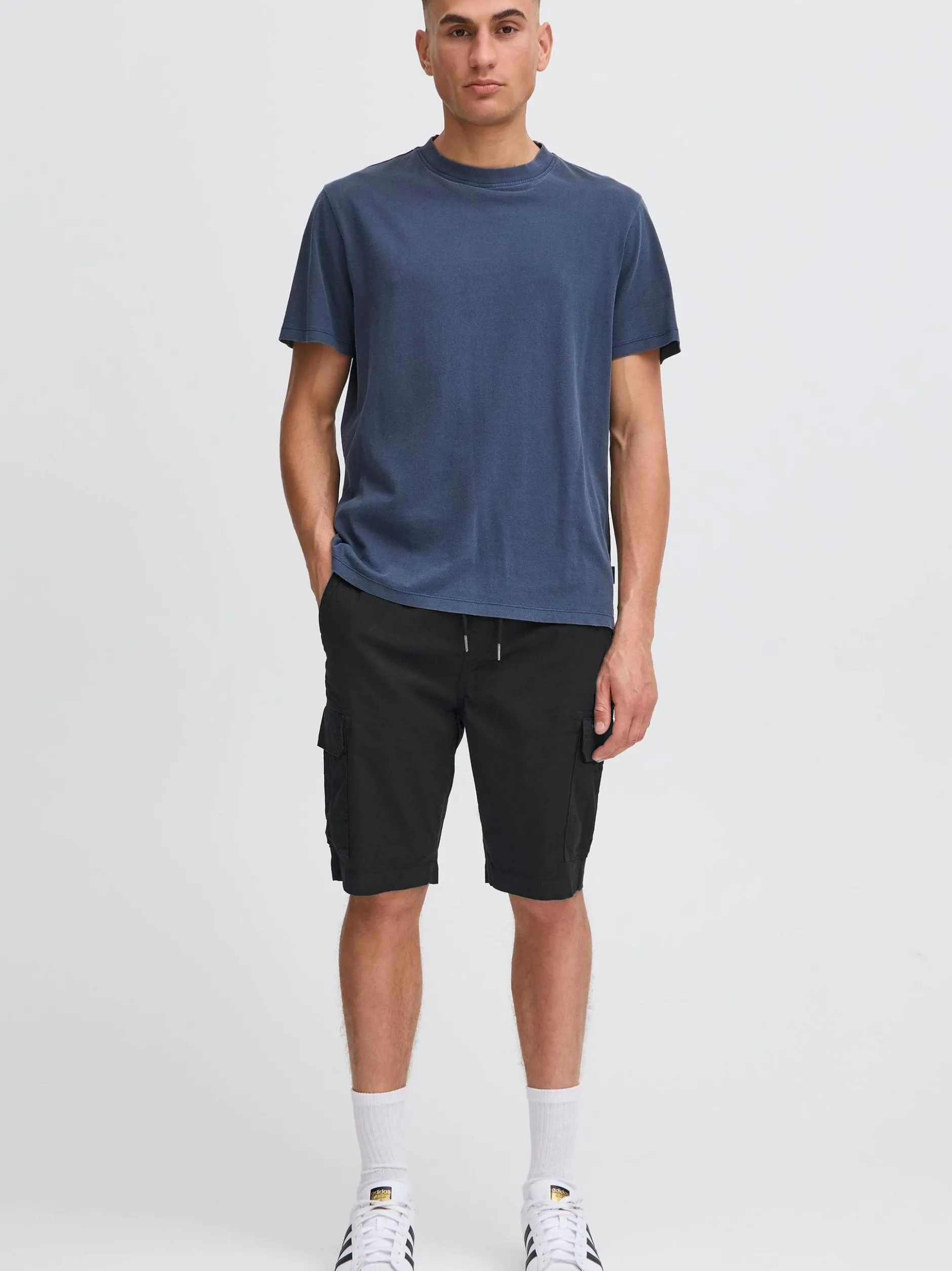 Solid Herren Cargoshorts - SDKalles in schwarz