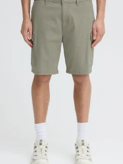 Solid Herren Cargoshorts - SDMohan Stretch in grün
