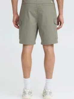 Solid Herren Cargoshorts - SDMohan Stretch in grün