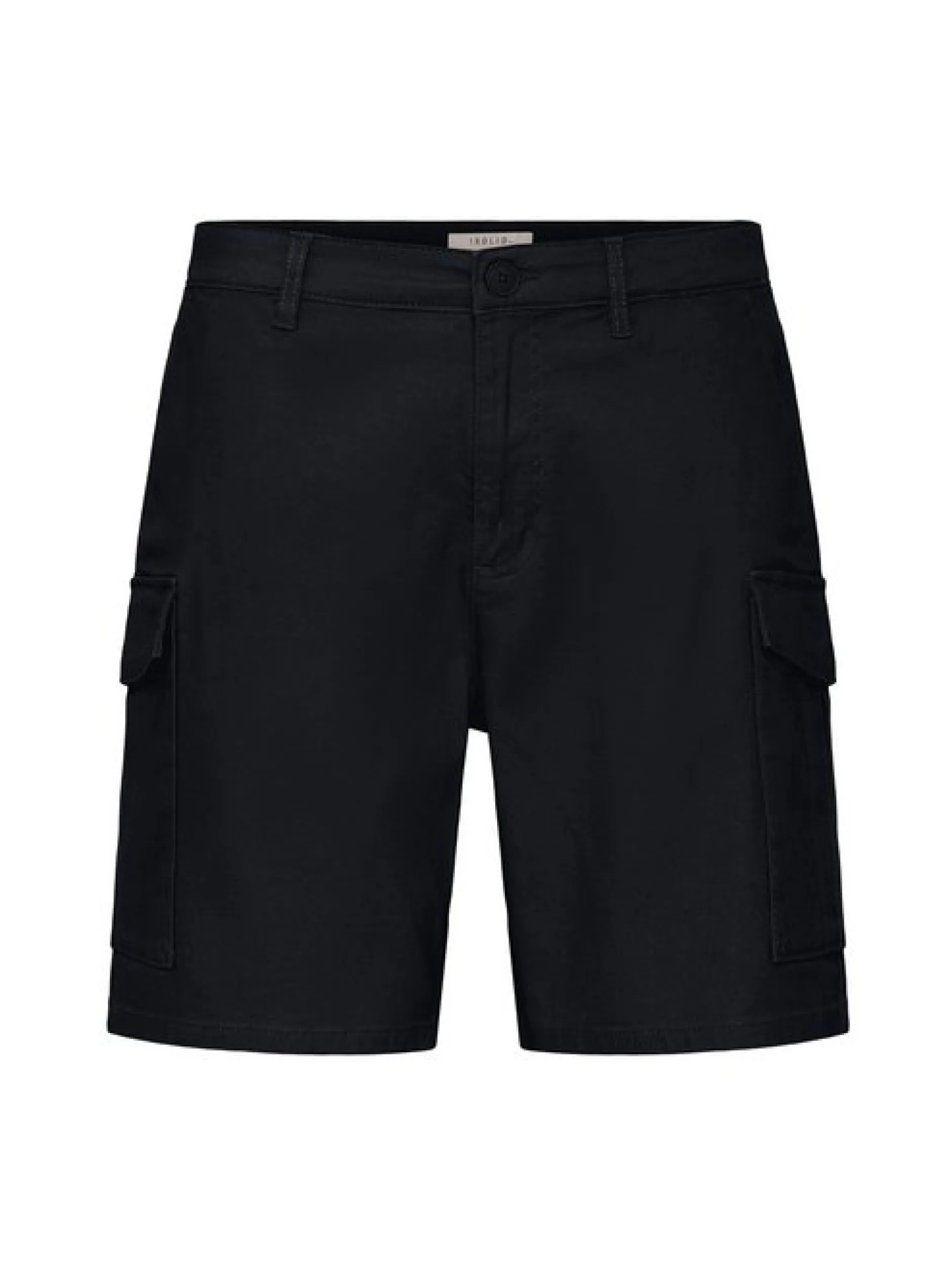 Solid Herren Cargoshorts - SDMohan Stretch in schwarz