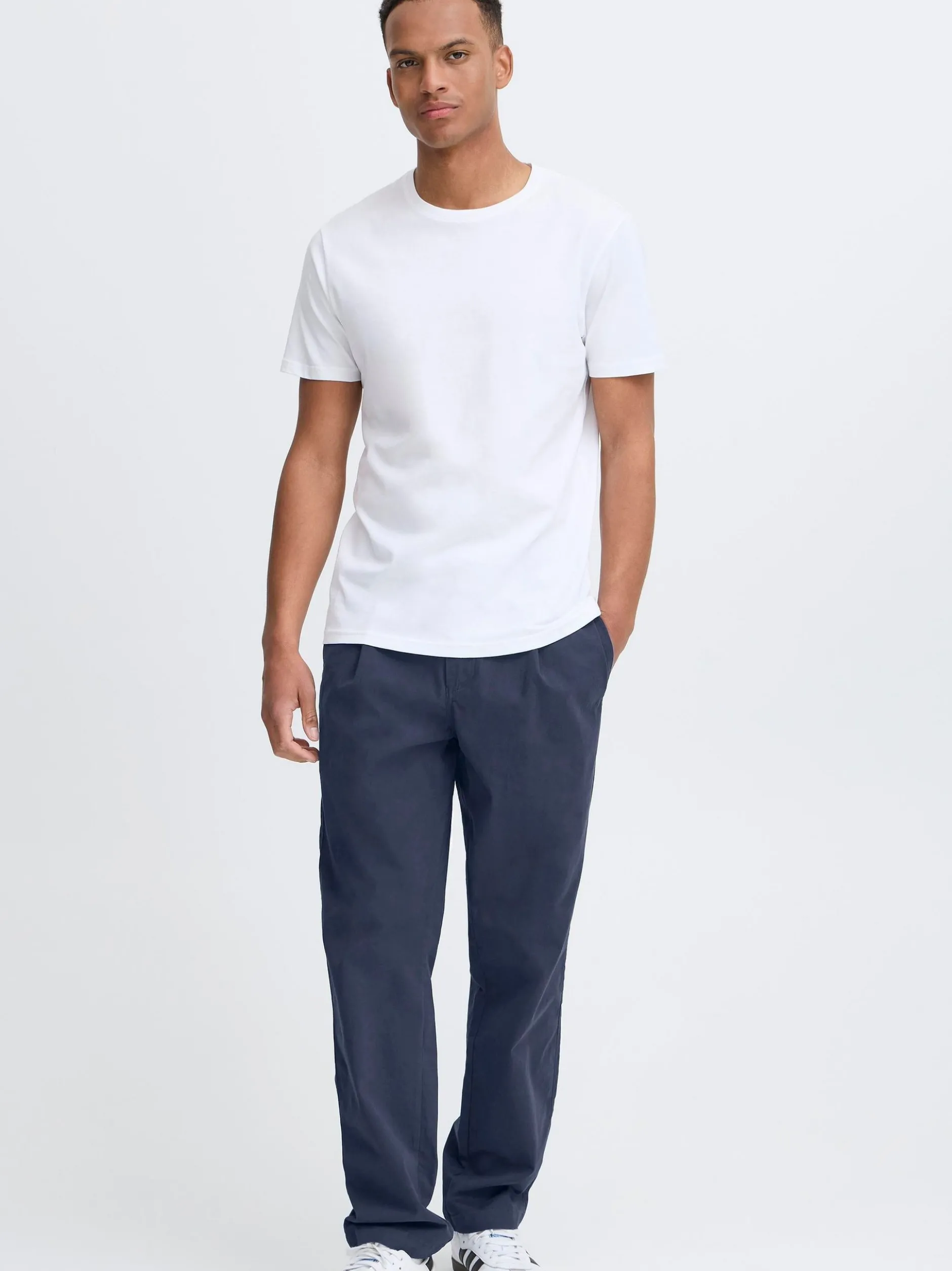 Solid Herren Chinohose - SDLiam in blau