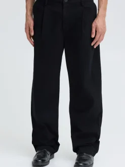 Solid Herren Chinohose - SDMohan Relaxed Fit in schwarz